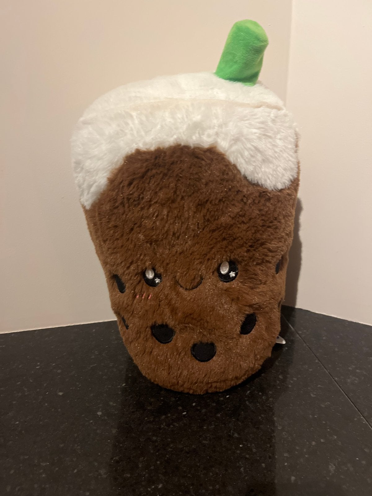 Leuke Bubble Tea Knuffel in Goede Staat, Ophalen of Verzenden, Zo goed als nieuw, Bruin, Overige typen