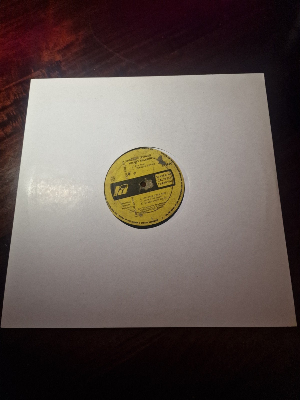 Mighty Sparrow - Sparrow Calypso Carnival Vinyl LP, Ophalen of Verzenden, Gebruikt, 12 inch