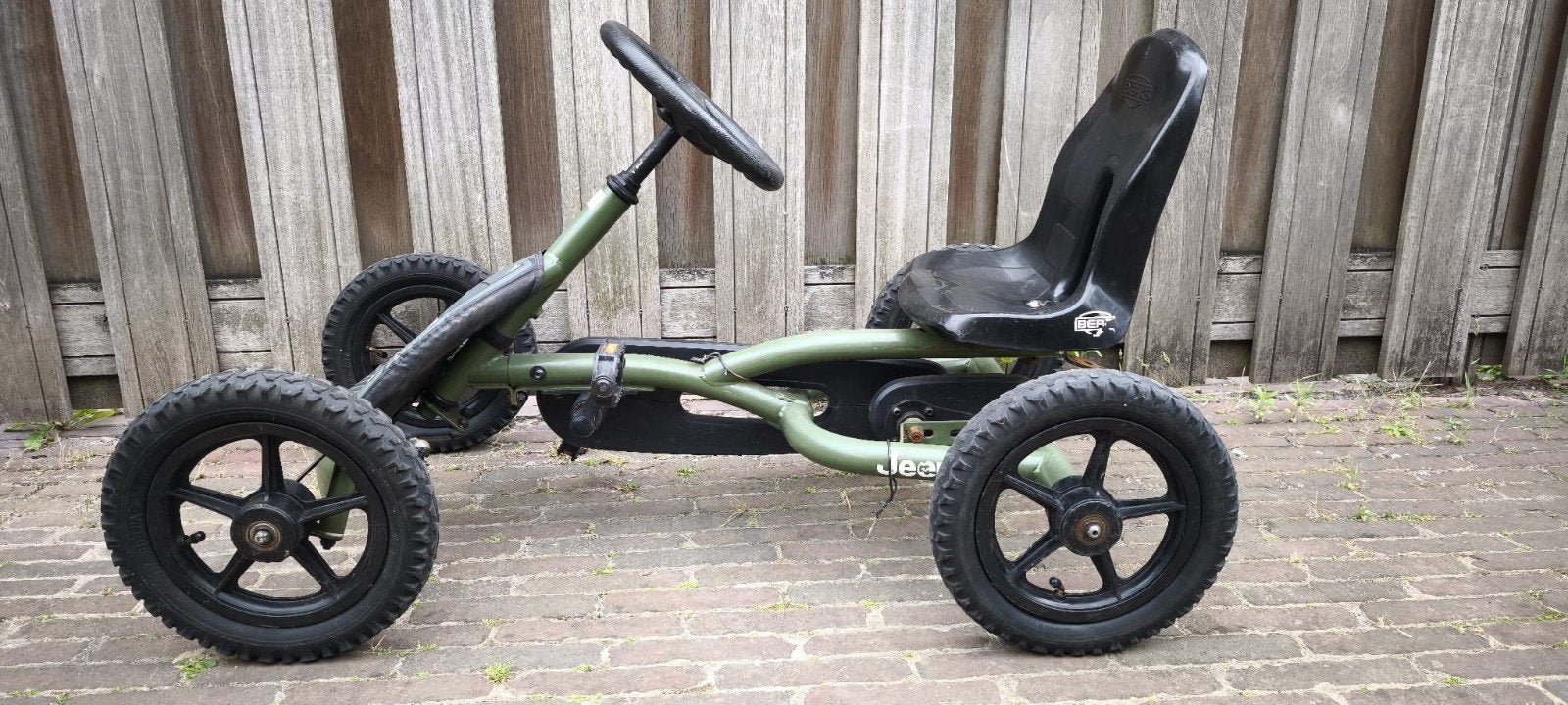 BERG Jeep skelter met aanhanger, Ophalen, Gebruikt, Loopfiets