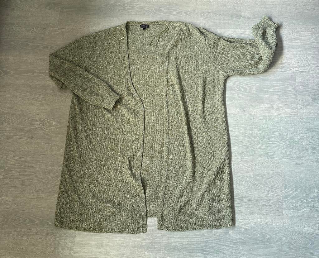 EXXCELLENT lang vest maat 50, Kleding | Dames, Grote Maten, Ophalen of Verzenden, Zo goed als nieuw, Groen, Trui of Vest
