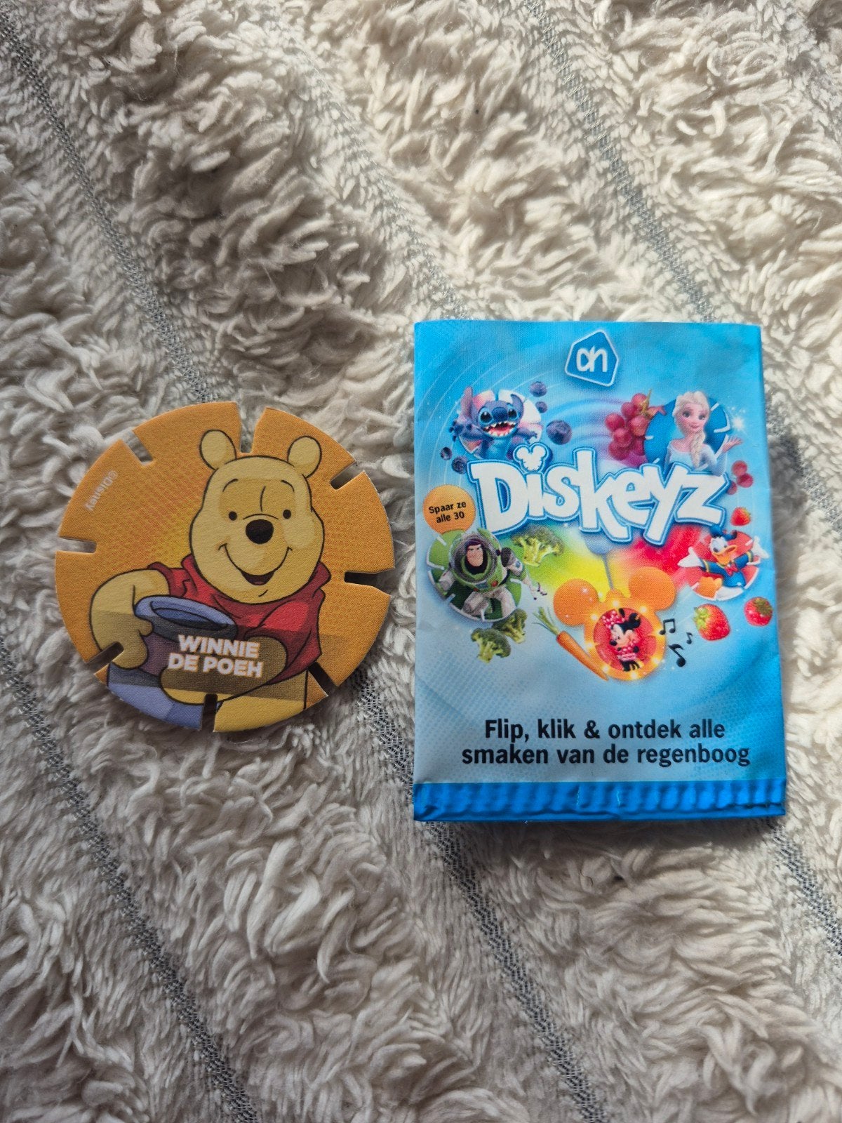 Diskeyz - Winnie de Poeh Disney Albert Heijn, Ophalen of Verzenden, Overige figuren, Nieuw, Beeldje of Figuurtje