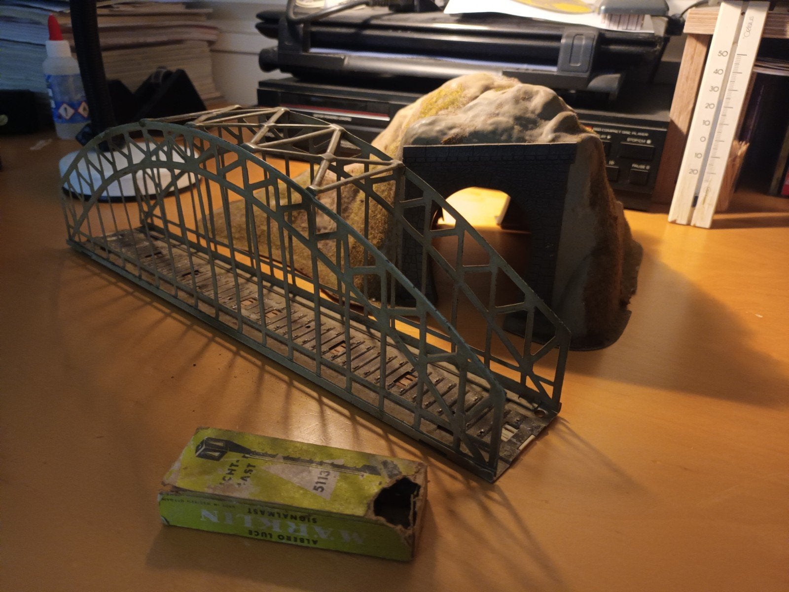 Modelspoorbaan Brug, Tunnel en Lichtmast - Diverse Merken, Hobby en Vrije tijd, Ophalen, Gebruikt, Brug, Tunnel of Gebouw, Märklin
