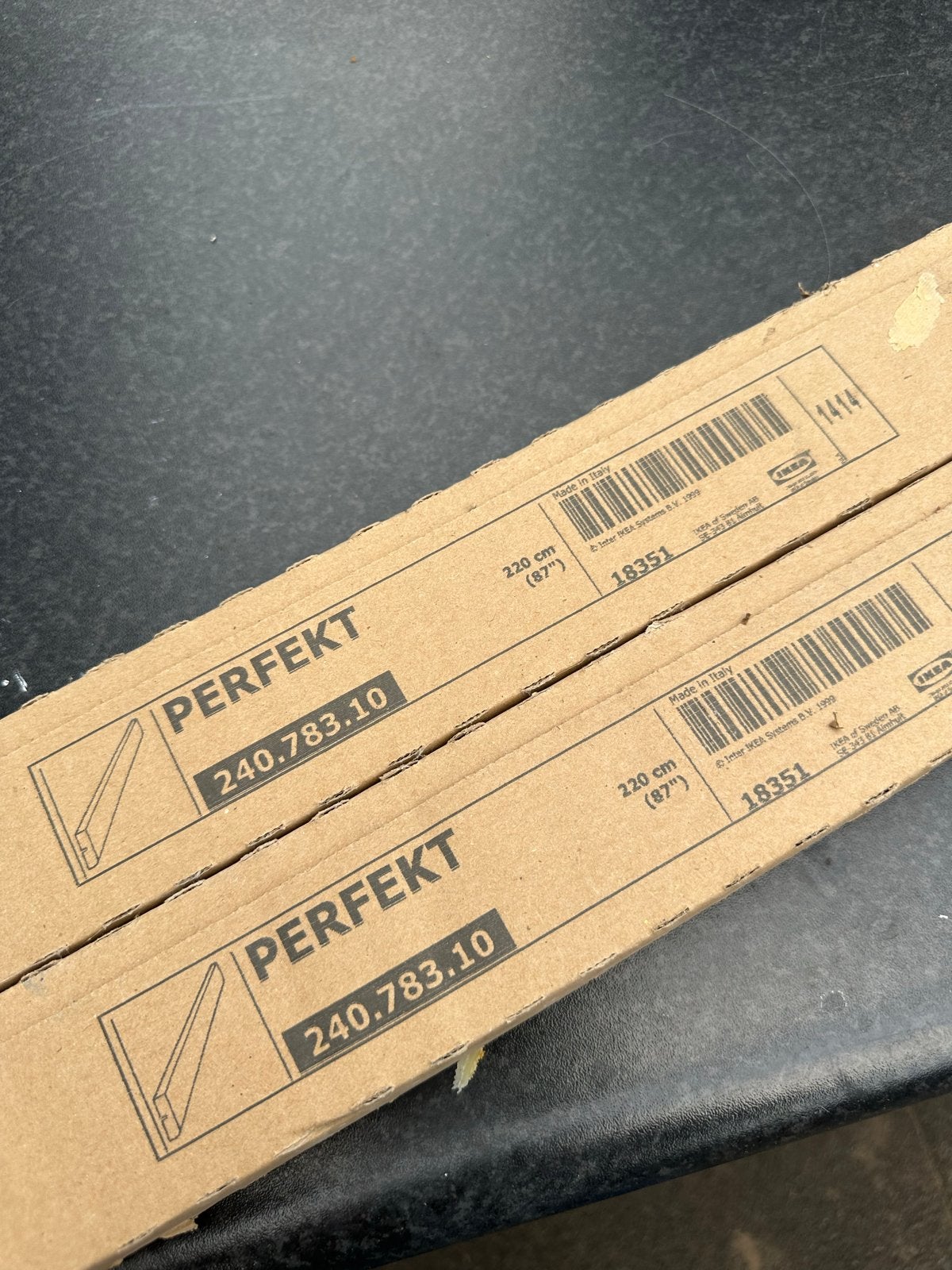 IKEA PERFEKT Sierlijst/Kranslijst 220 cm, Ophalen of Verzenden, Mdf, 200 tot 250 cm, Lijsten