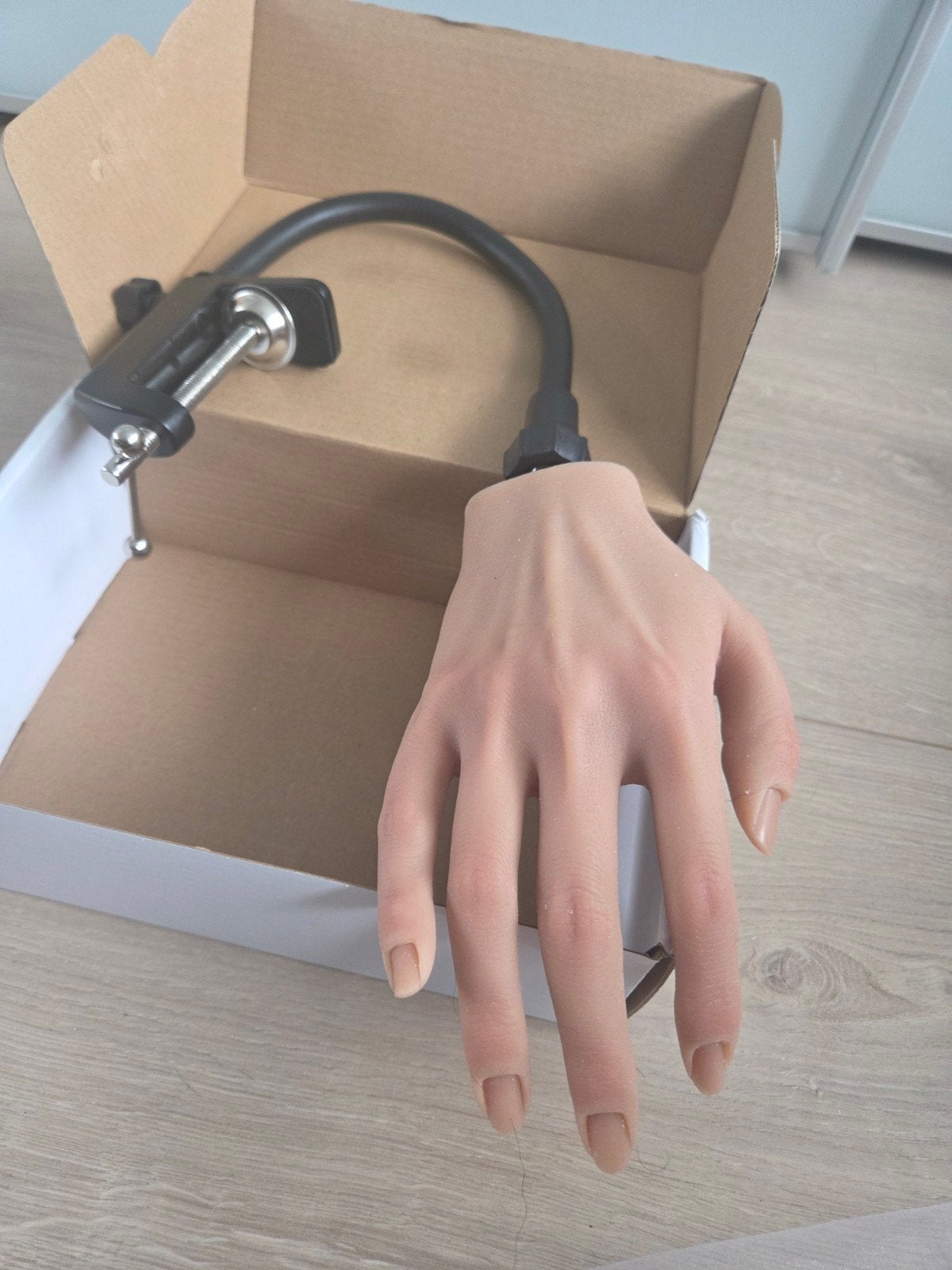 Silicone oefenhand nagelstylist, Ophalen of Verzenden, Nieuw, Overige kleuren, Handen en Nagels