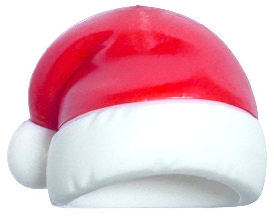 Lego Minifigure, Headgear Cap, Santa with Molded Red Top, Kinderen en Baby's, Gebruikt, Overige thema's, Lego, Accessoire