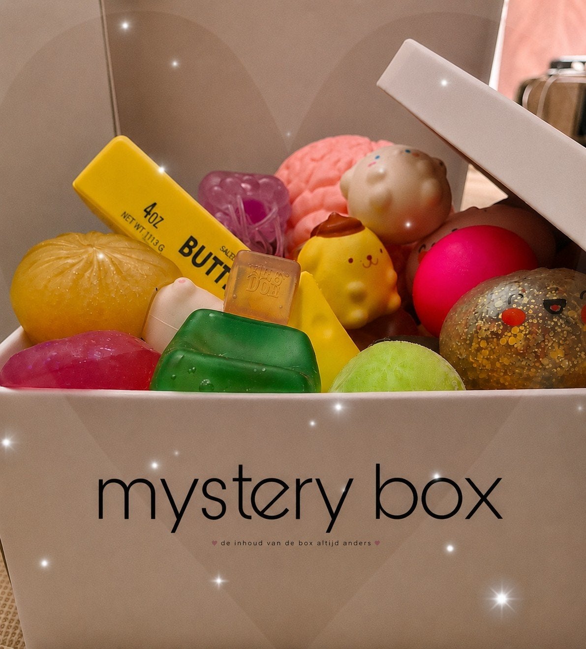 Squishy Mystery Box - Leuke Verrassing voor Jong en Oud!, Kinderen en Baby's, Speelgoed | Overig, Verzenden, Jongen of Meisje