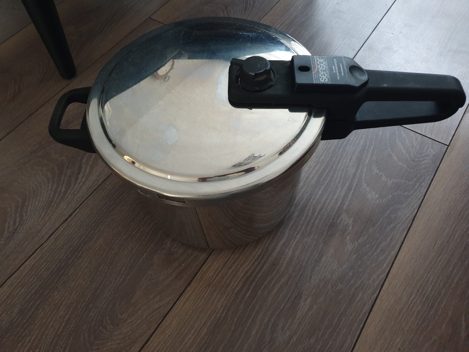 Sensur Tefal Snelkookpan - 6 Liter, Ophalen of Verzenden, Gebruikt, Rvs