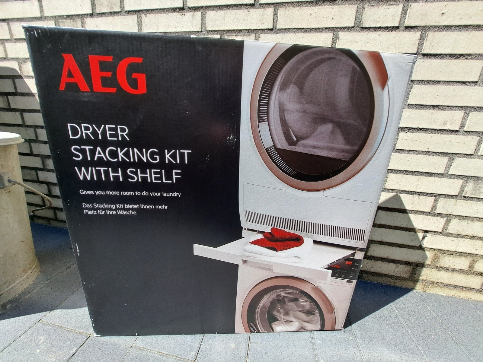 AEG SKP11GW3 Stapelkit / Tussenkader met Uittrekbare Lade, Witgoed en Apparatuur, Ophalen, Nieuw