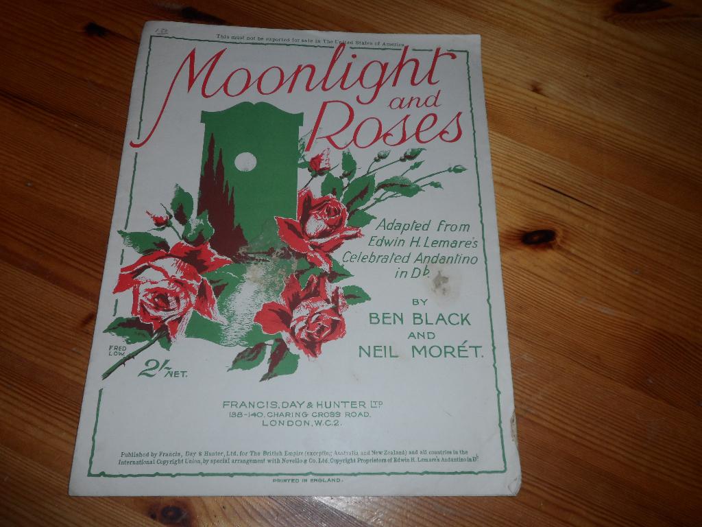 Moonlight and roses - black / moret, Gebruikt, Gitaar, Ophalen of Verzenden, Artiest of Componist