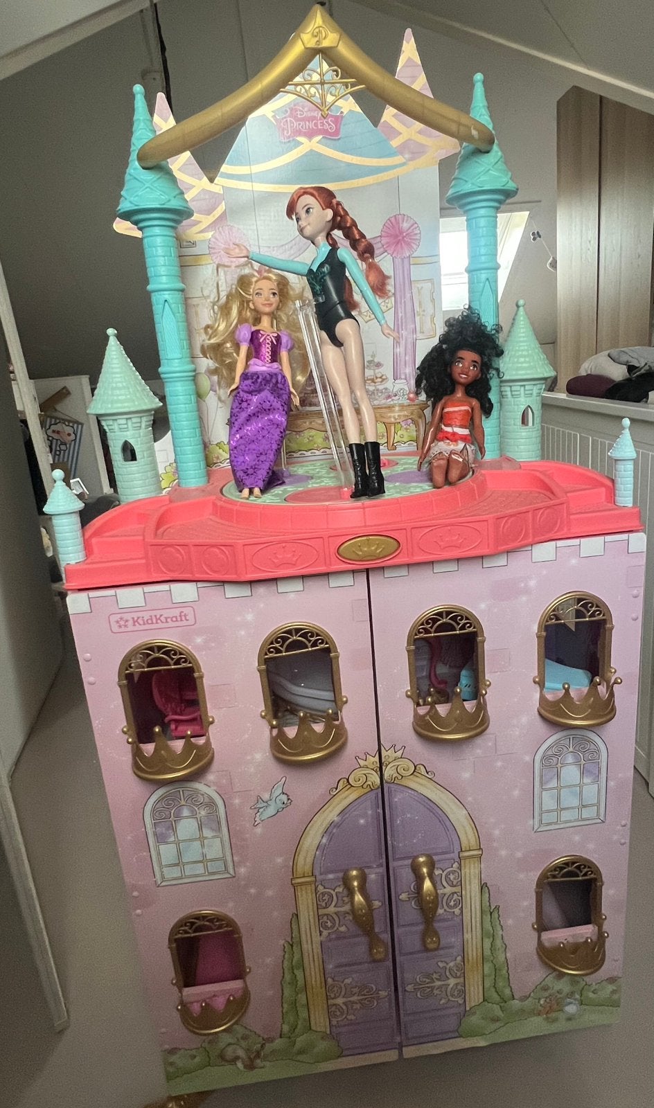 KidKraft Disney Prinsessen Kasteel met poppen, Ophalen, Gebruikt, Overige typen