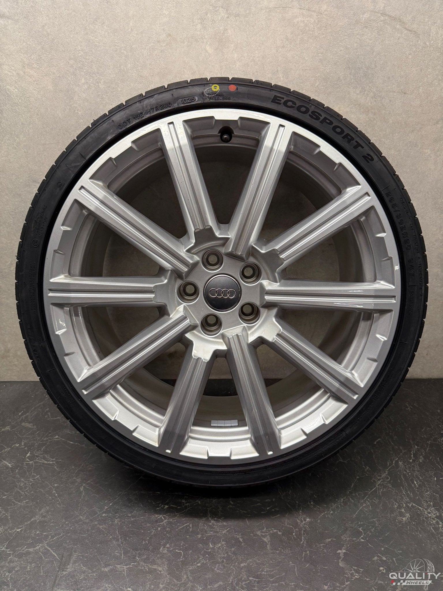 20” Org Audi A5 S5 2007-2026, RS4 B8 Velgen + Banden 265/30/, Gebruikt, -, 265 mm, -