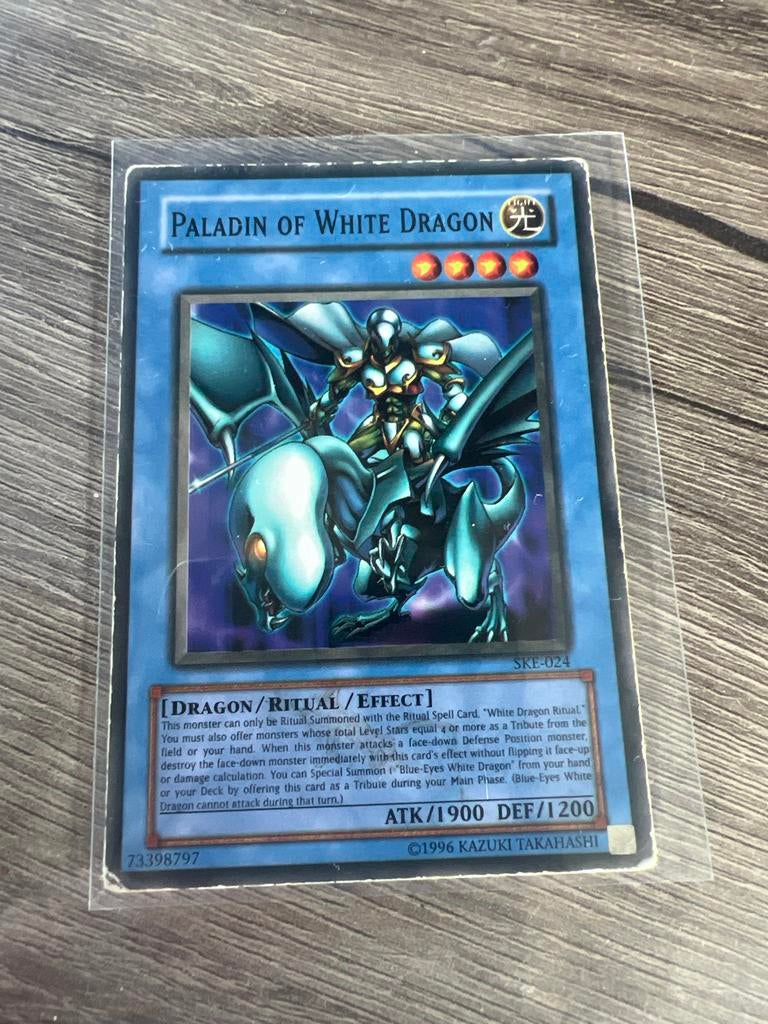 Yu-Gi-Oh! Paladin of White Dragon SKE-024, Hobby en Vrije tijd, Verzamelkaartspellen | Yu-gi-Oh!, Ophalen of Verzenden, Gebruikt