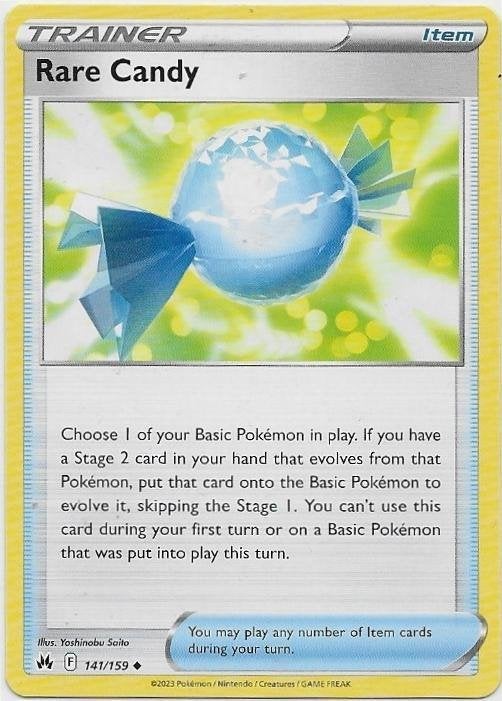 Crown Zenith,  Rare Candy [uncommon] 141/159, Verzenden, Nieuw, Losse kaart