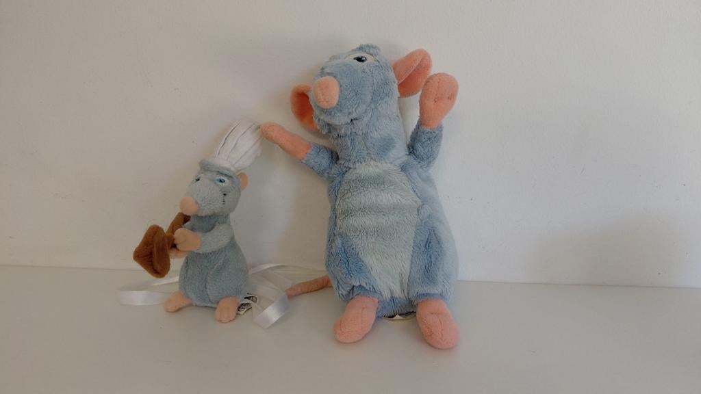 Ratatouille disney knuffels, Verzamelen, Ophalen of Verzenden, Zo goed als nieuw