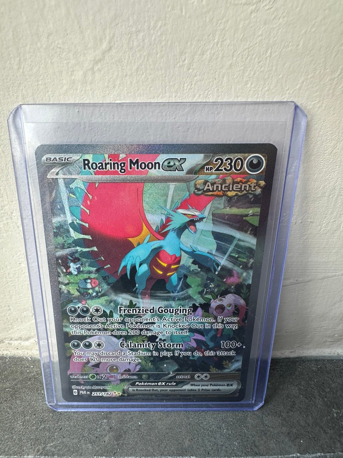 Roaring Moon Ex 251/182 - Paradox Rift, Ophalen of Verzenden, Nieuw, Losse kaart