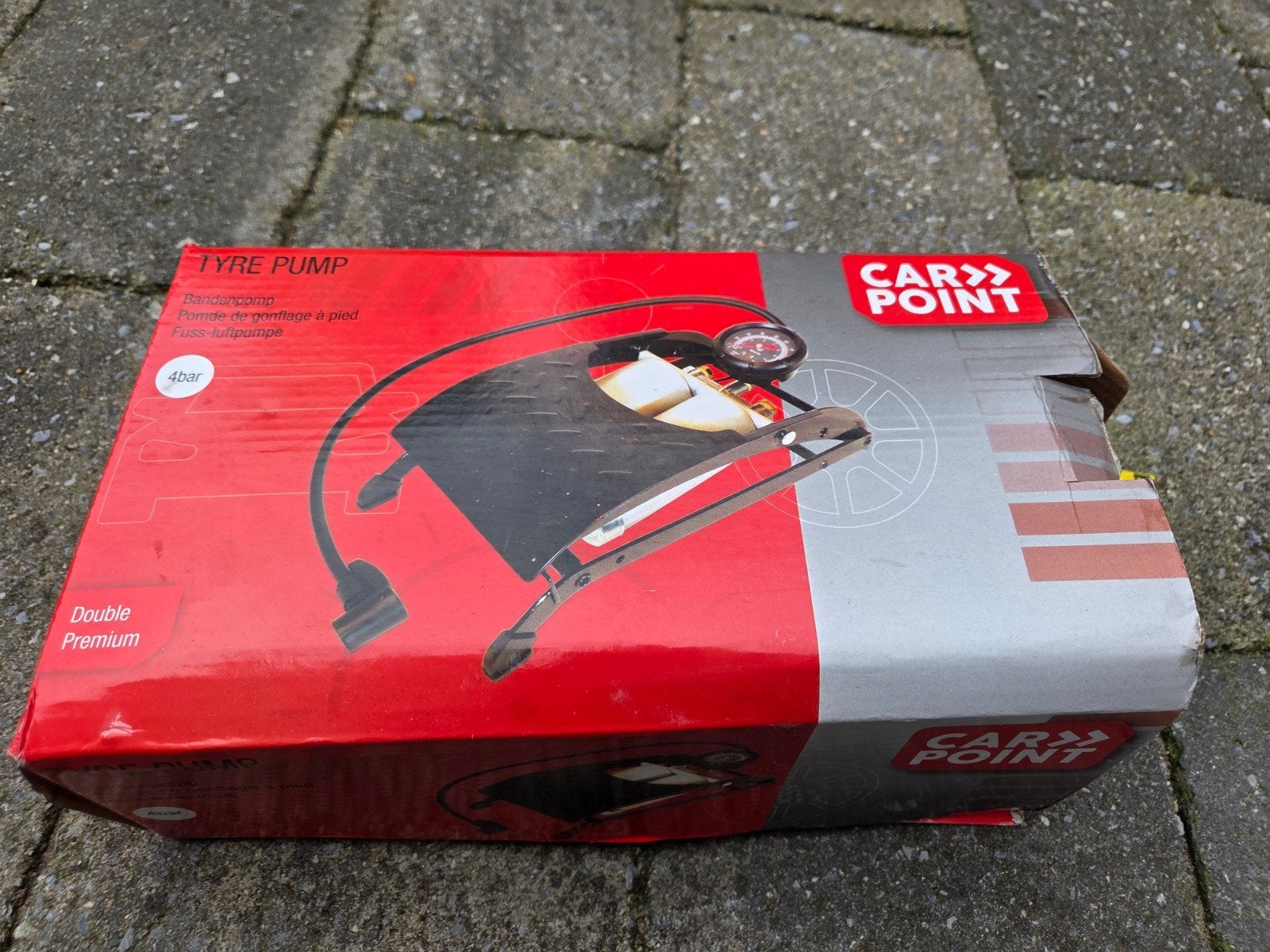 Fietspomp met drukmeter Nieuw !, Ophalen of Verzenden, Drukmeter, Nieuw