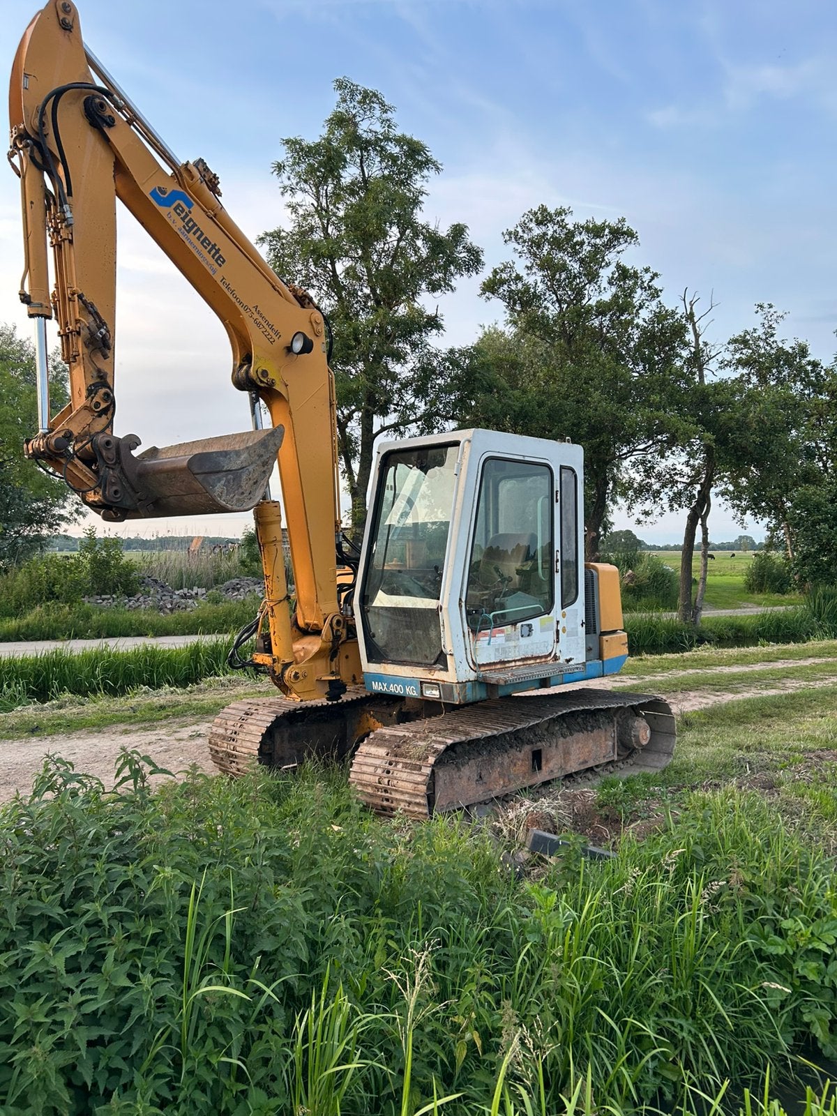 Liebherr graafmachine 310 rups, Ophalen, Graafmachine
