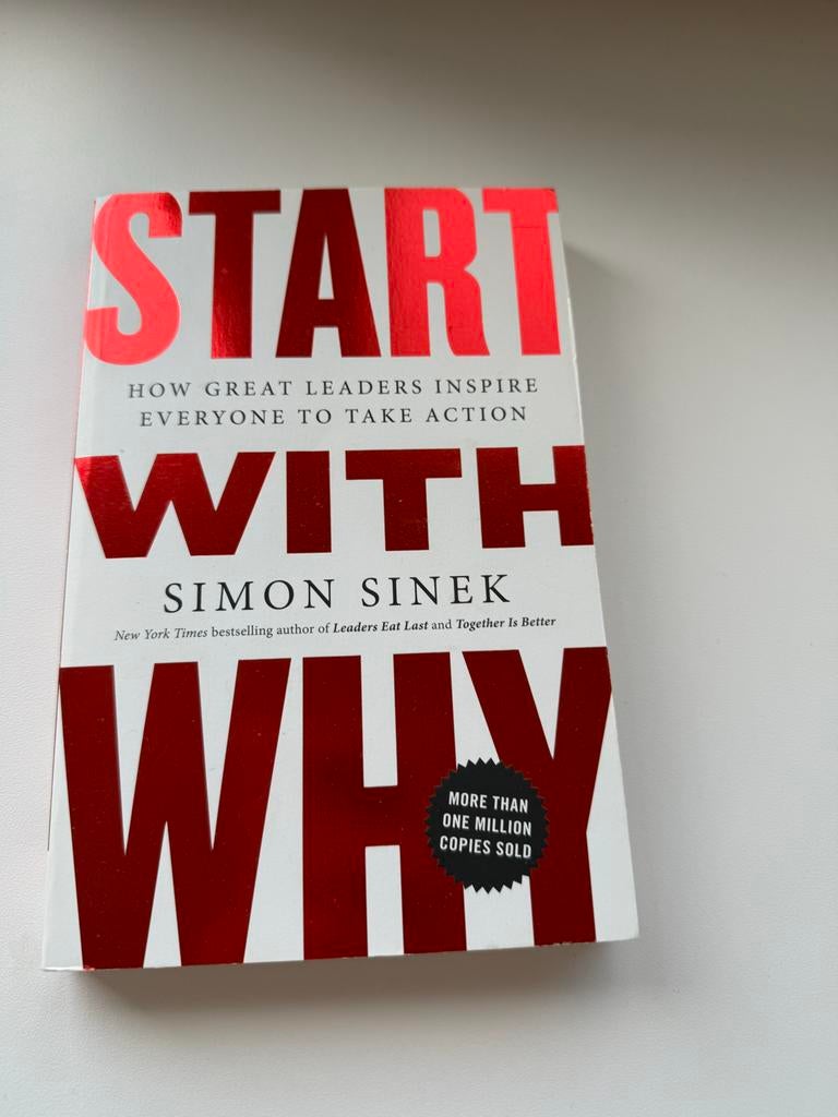 Start With Why - Simon Sinek (Engelstalig), Ophalen of Verzenden, Zo goed als nieuw
