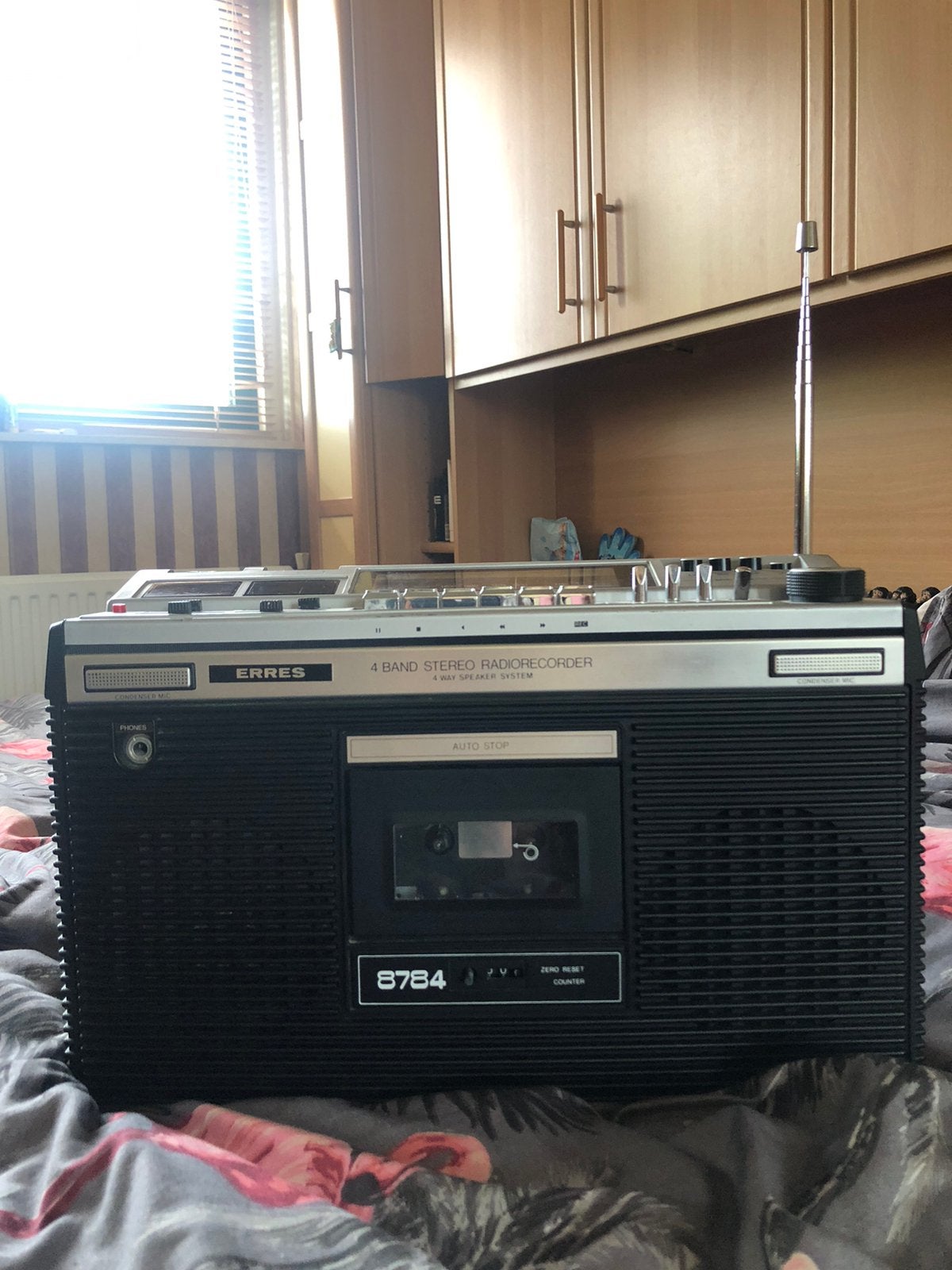 Erres 4 band radiorecorder 8784, Ophalen, Gebruikt, Radio