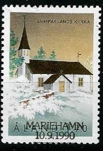 Aland SG 44 gebruikt b - 10-09-1990 - 0,20, Verzenden, Finland, Gestempeld