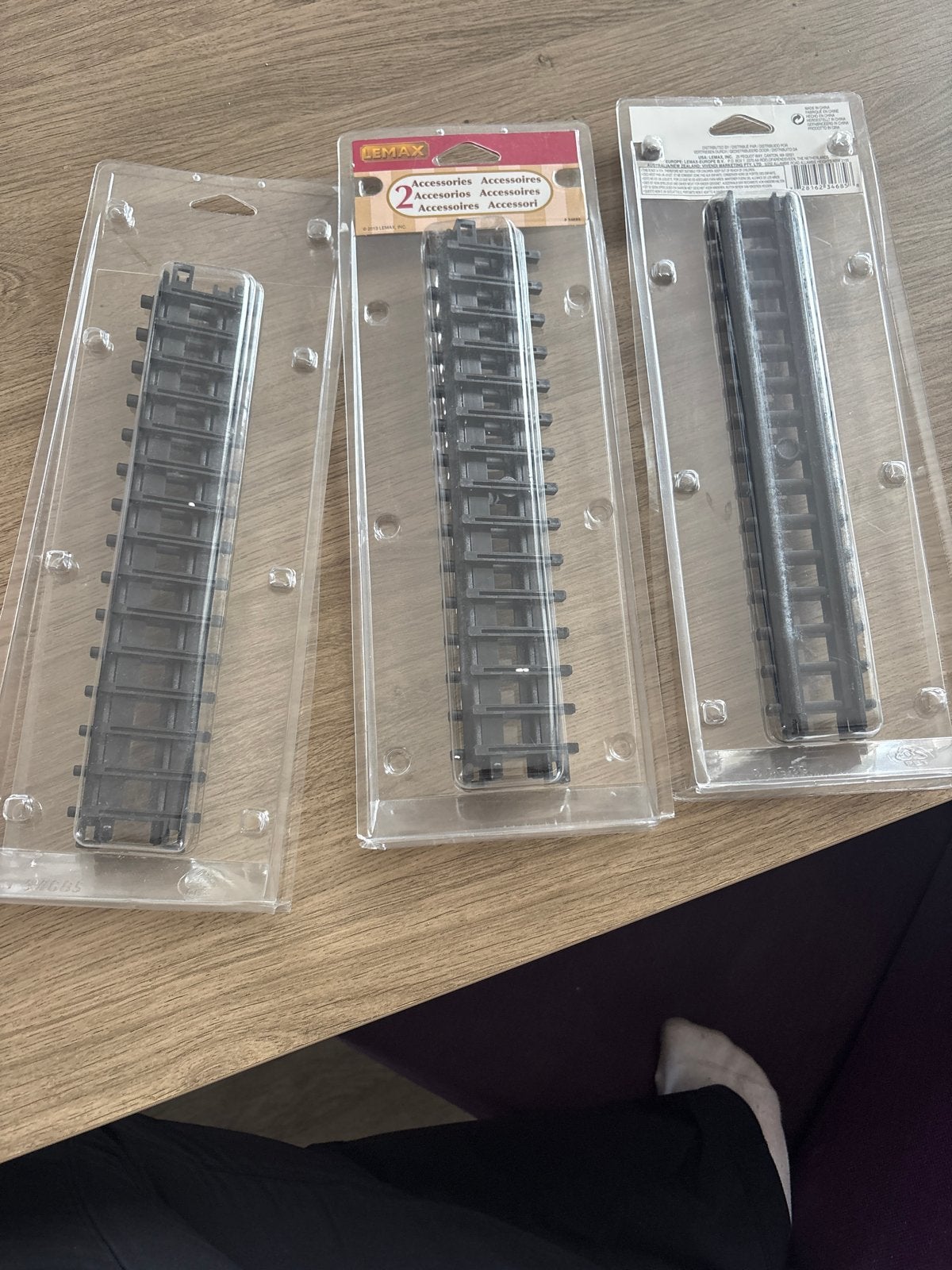 Lemax Treinrails - Nieuw in verpakking (2 stuks), Ophalen of Verzenden, Nieuw