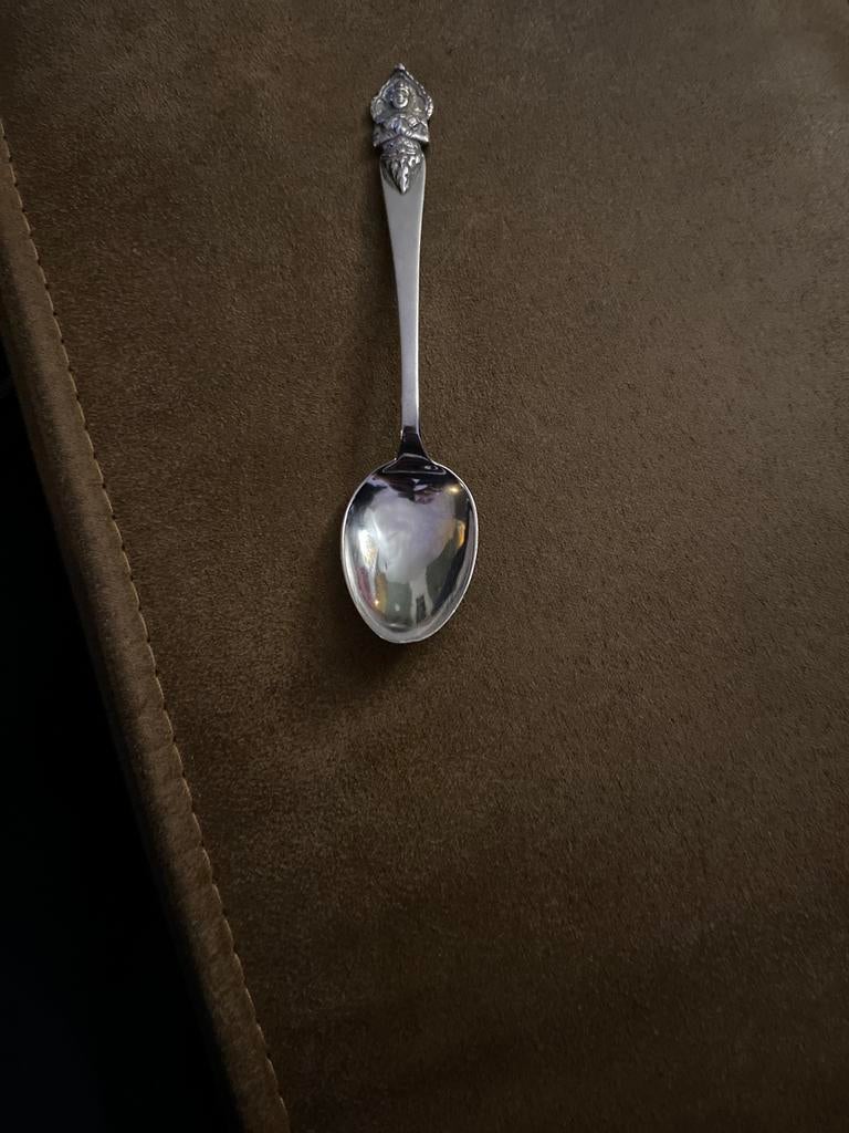 Vintage Siam Silver lepeltje  – Sterling 925 – Thailand, Ophalen of Verzenden