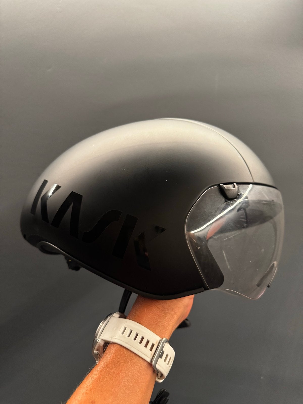 Kask Bambino Tijdfiets Fietshelm - Maat M (55-58cm), Ophalen of Verzenden, Zo goed als nieuw, M, Heer of Dame