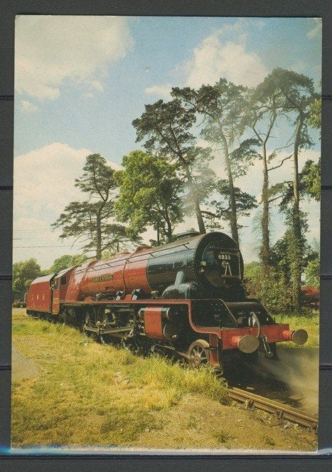 Stoom Locomotief Lok No. 6233 Foto-Ansichtkaart Trein t-115, Ophalen of Verzenden, Zo goed als nieuw, Trein, Kaart of Prent