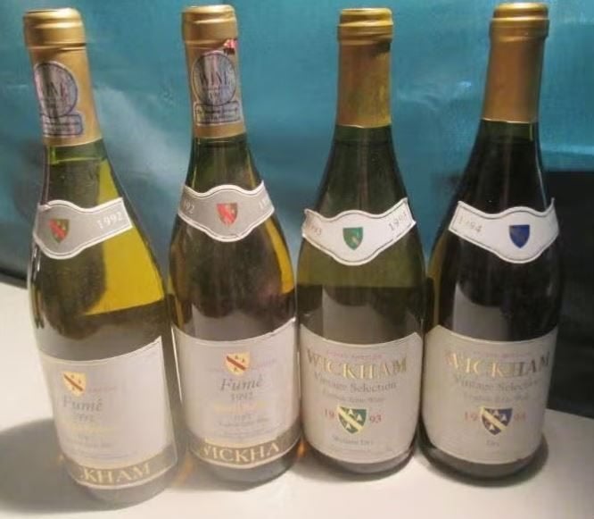 4x Wickham - English Table Wine - 1992 tot 1994, Overige gebieden, Ophalen of Verzenden, Witte wijn, Zo goed als nieuw