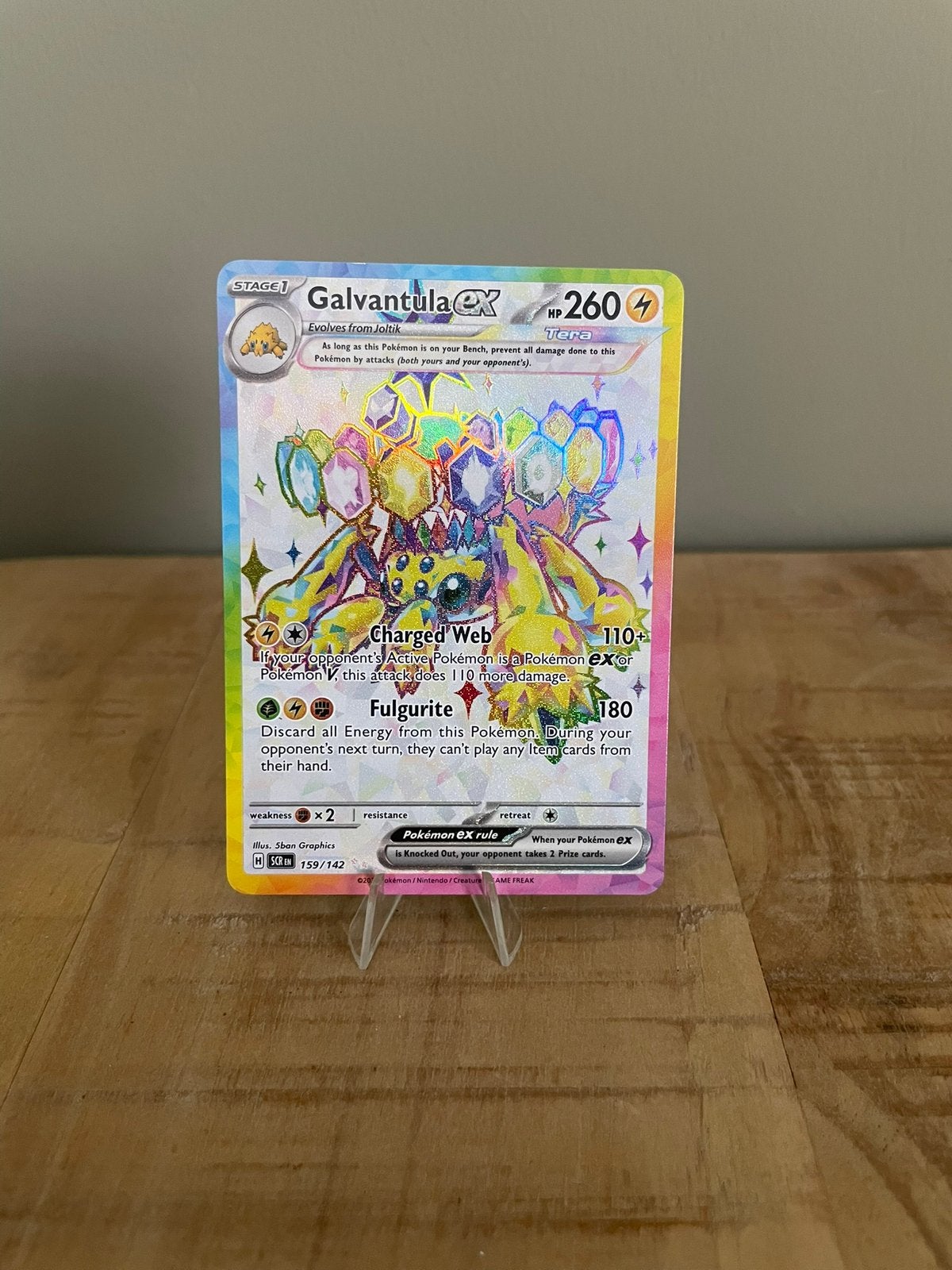 Pokemon Stellar Crown - 159 Galvantula, Ophalen of Verzenden, Zo goed als nieuw