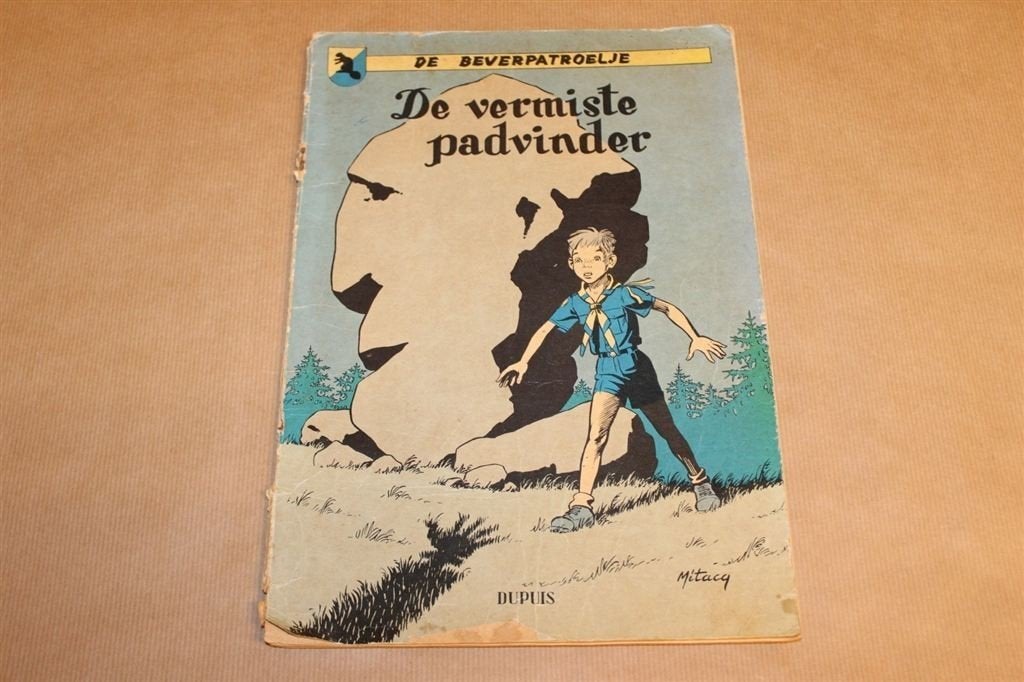 De Beverpatroelje - De vermiste padvinder - 1958, Eén stripboek, Ophalen of Verzenden, Gelezen