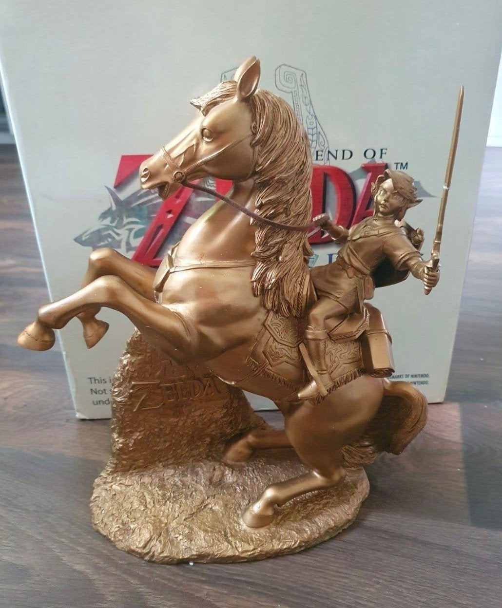 Zelda Twilight Princess Link op Epona beeld ), Ophalen of Verzenden, Gebruikt