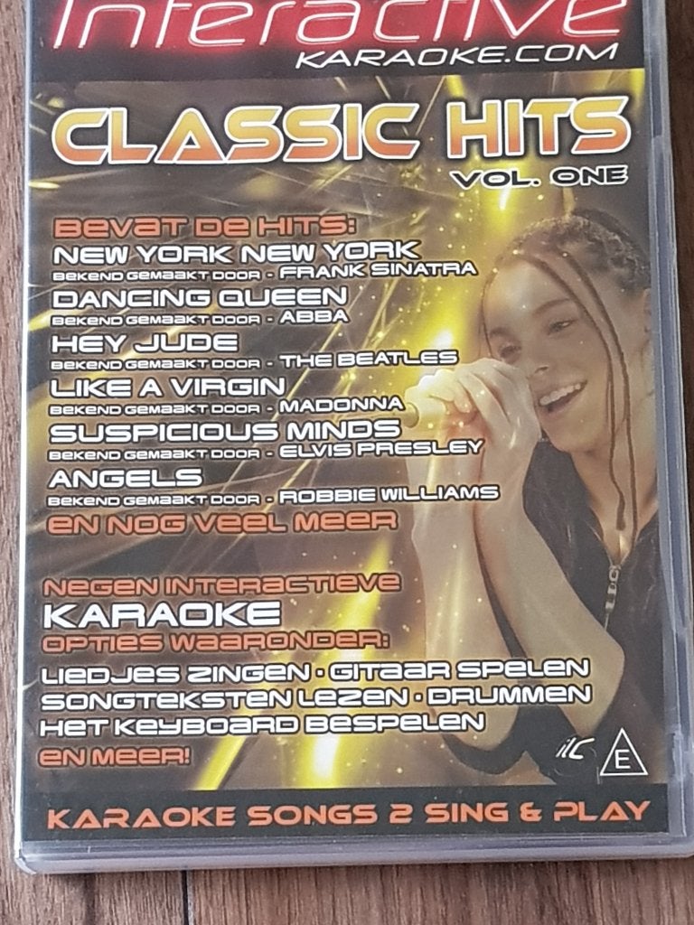 karaoke , classic hits , vol,one, Alle leeftijden, Ophalen of Verzenden, Zo goed als nieuw