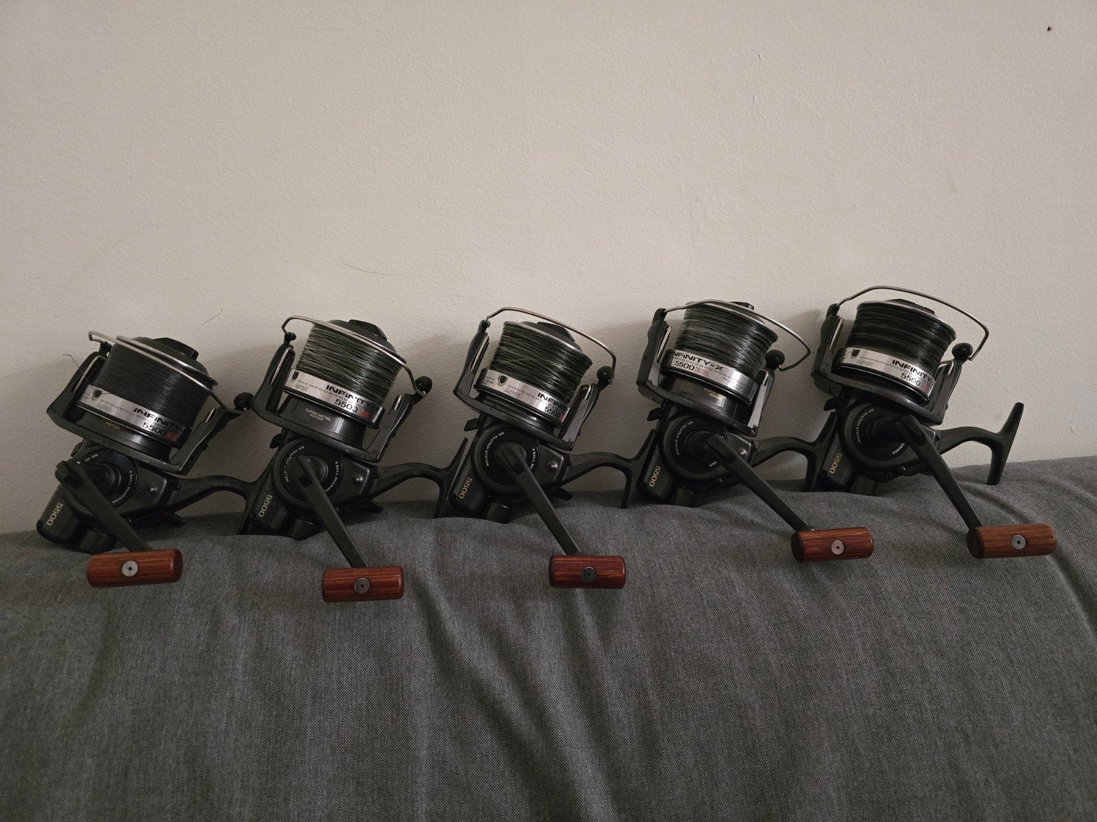 Daiwa Infinity 5500br  - Set van 5, Ophalen of Verzenden, Molen