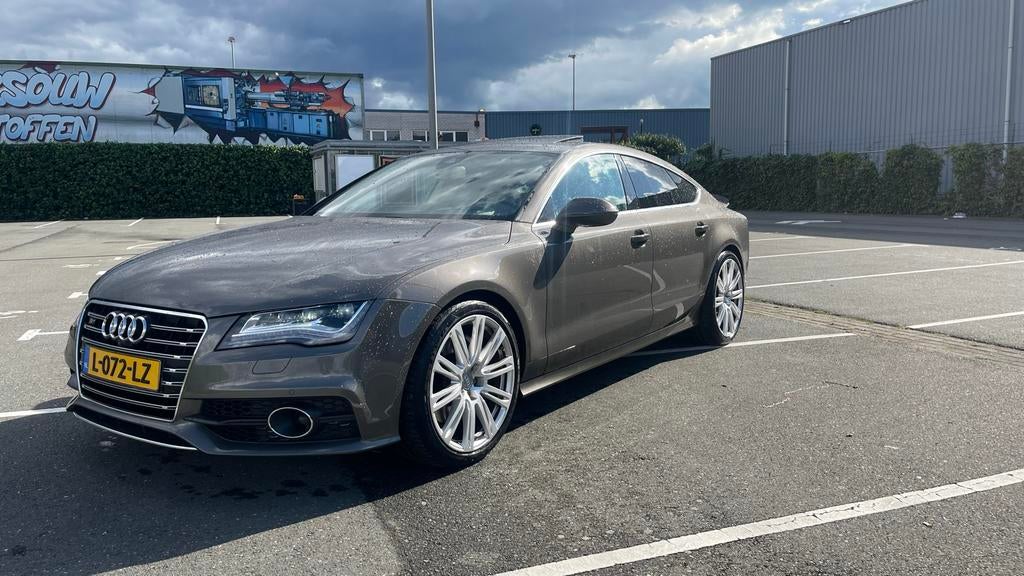 Audi A7 Sportback 3.0 tfsi vol opties, Auto's, Audi, Beige, 2995 cc, Leder, Vierwielaandrijving