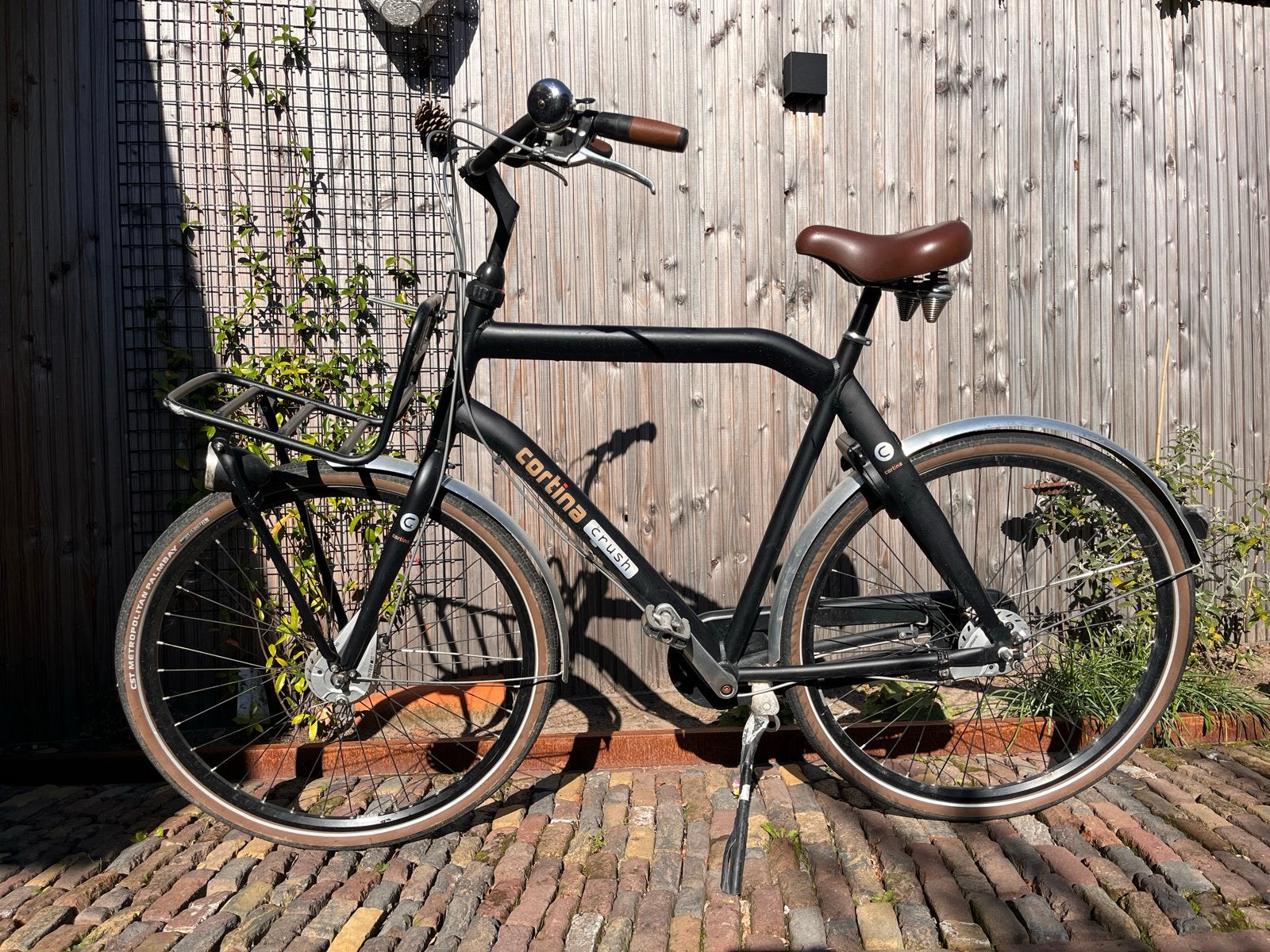 Cortina Crush herenfiets, Gebruikt, Versnellingen, Trommelrem, Ophalen