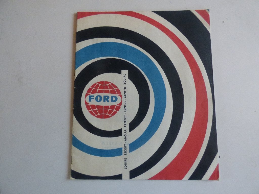 FORD MODELLEN JAREN 50 FOLDER, Ophalen of Verzenden, Zo goed als nieuw, Ford