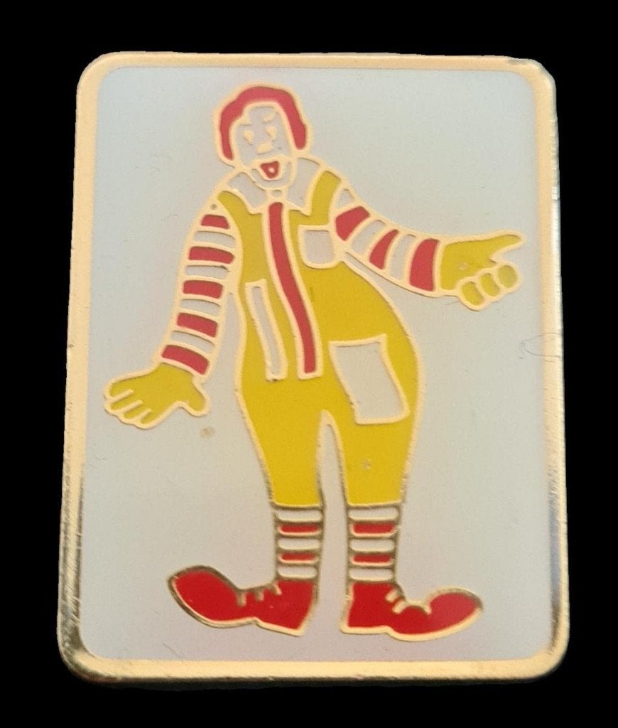 Mc Donalds M clown pin- langw., Verzenden, Nieuw, Figuurtje, Speldje of Pin