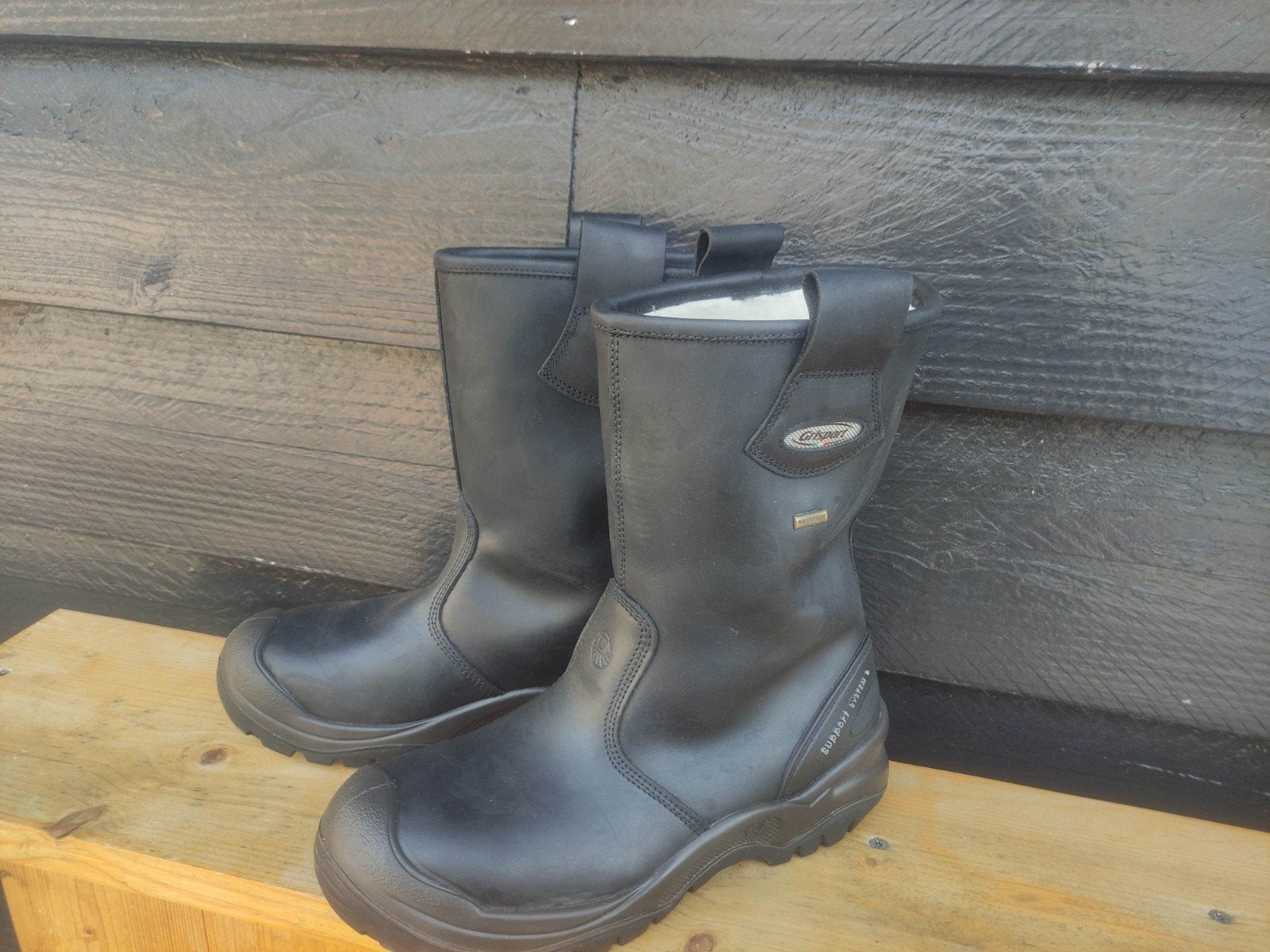 Grisport Lederen wollenwerklaars waterdicht Nieuw 
Stalen ne, Grisport, Grisport, Heren, Nieuw