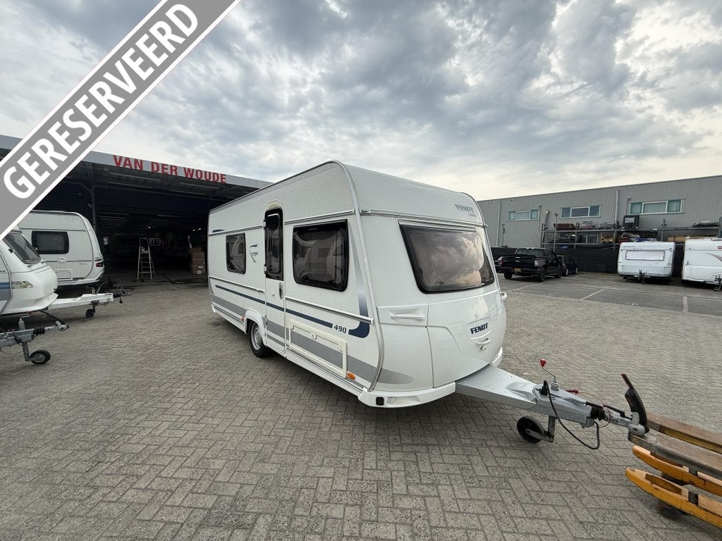 Fendt Saphir 490 TKM Stapelbed & Voortent Mover, Dwarsbed, Bedrijf, Ringverwarming, Overige