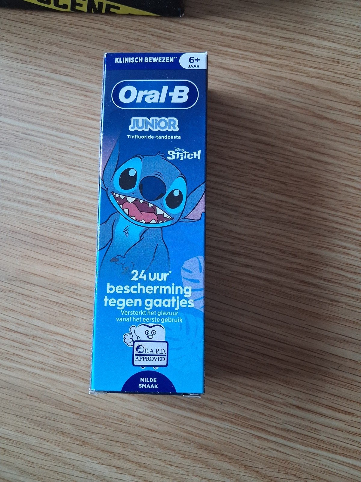 Oral-B Junior tandpasta met Stitch - Nieuw, Ophalen, Nieuw, Tandpasta