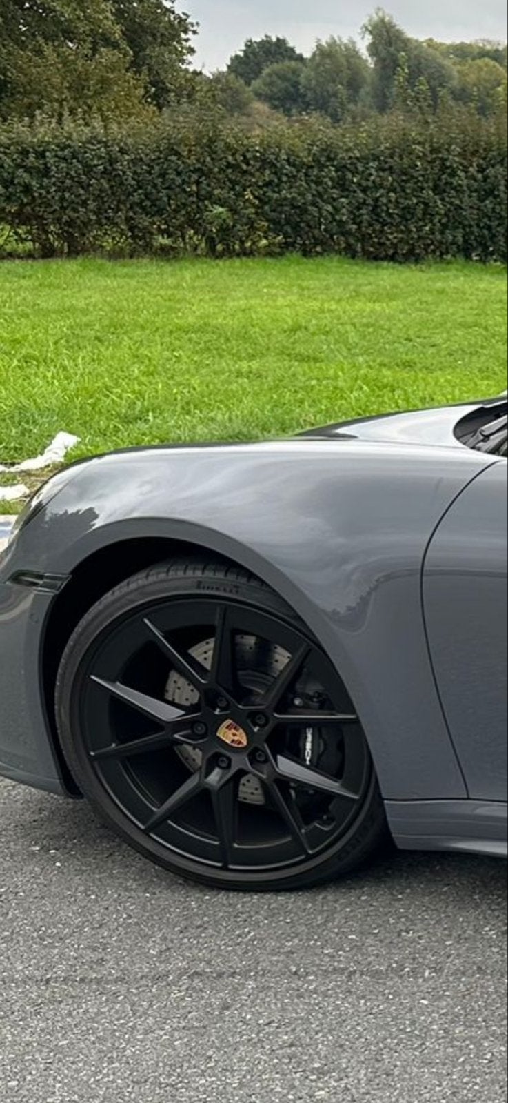 Porsche 911 992.2 originele velgen met Michelin winterbanden, Band(en), Personenwagen, 20 inch, Gebruikt