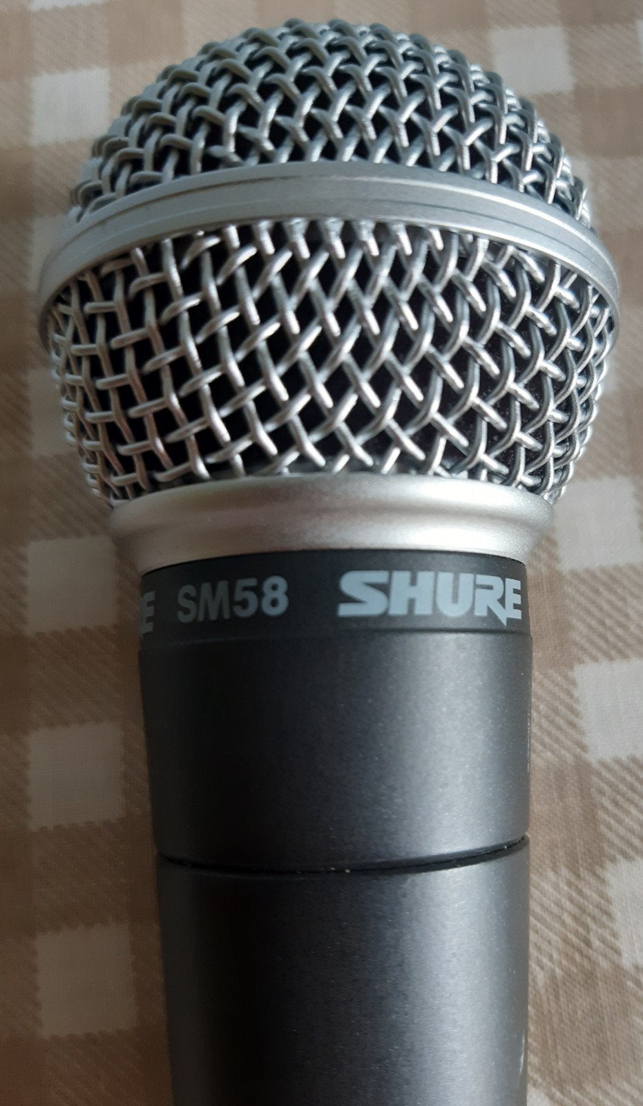 Microfoon Shure SM 58, Ophalen of Verzenden, Zo goed als nieuw, Zangmicrofoon