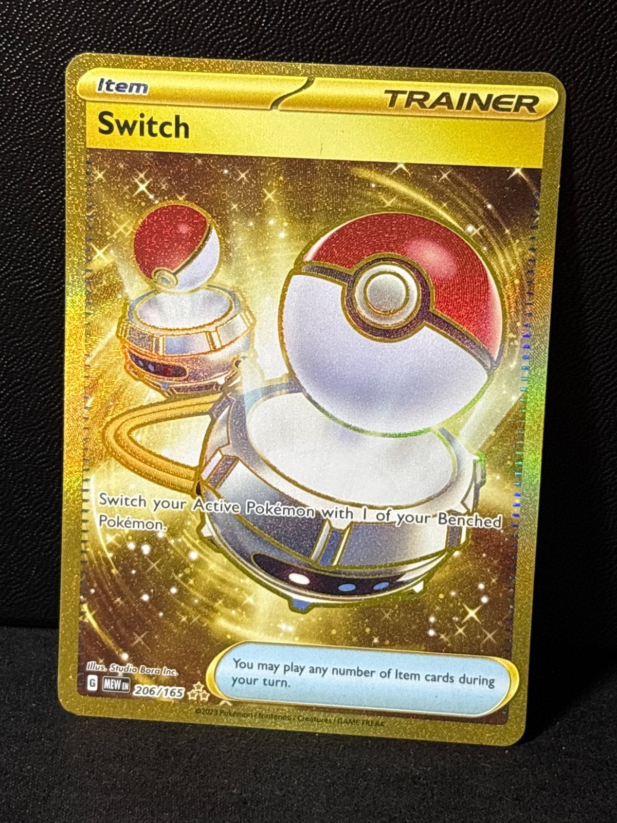 MEW 206 - Switch Trainer Kaart, Verzenden, Zo goed als nieuw, Losse kaart, Foil