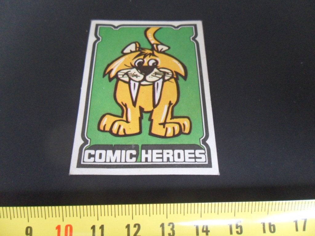 sticker COMIC HEROES, Verzamelen, Ophalen, Zo goed als nieuw