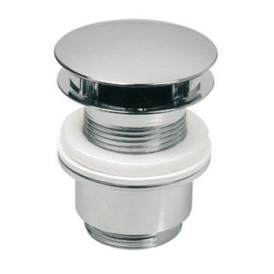 Plieger design afvoerplug met verchroomde afwerking nieuw, Ophalen of Verzenden, Nieuw, Chroom, Wastafel