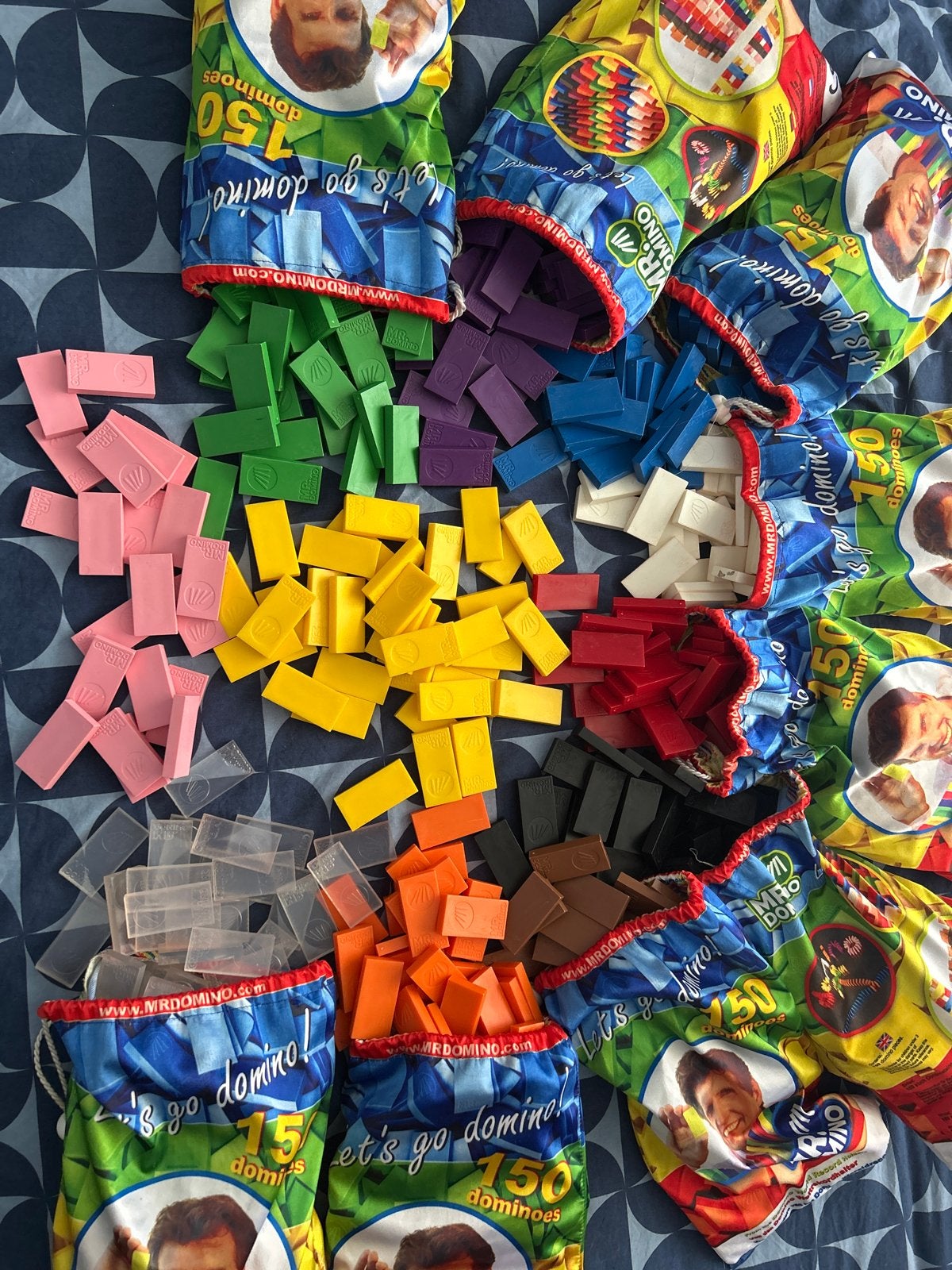 Mr. Domino: 1000+ Domino's in 11 Verschillende Kleuren, Ophalen, Gebruikt, Jongen of Meisje