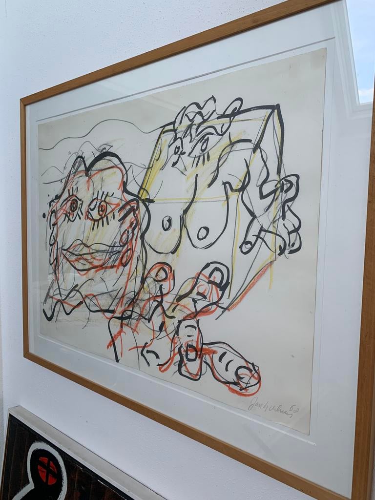 Jan sierhuis, Antiek en Kunst, Kunst | Schilderijen | Modern, Ophalen of Verzenden