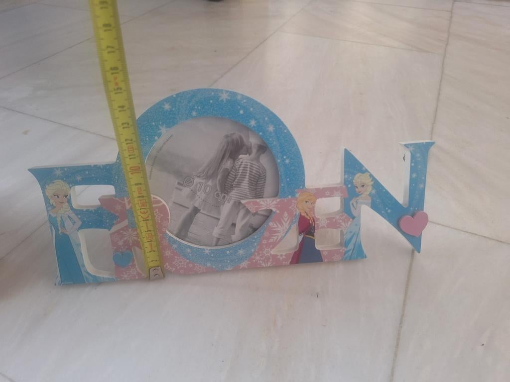 Frozen fotolijstje met foto 10 cm erin, Ophalen of Verzenden, Zo goed als nieuw, Overige typen