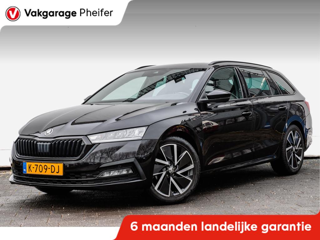 Skoda Octavia Combi 1.0 e-TSI Sport Business Sportstoelen/ V, Gebruikt, Met garantie (alle), Hybride Elektrisch/Benzine, 3 cilinders